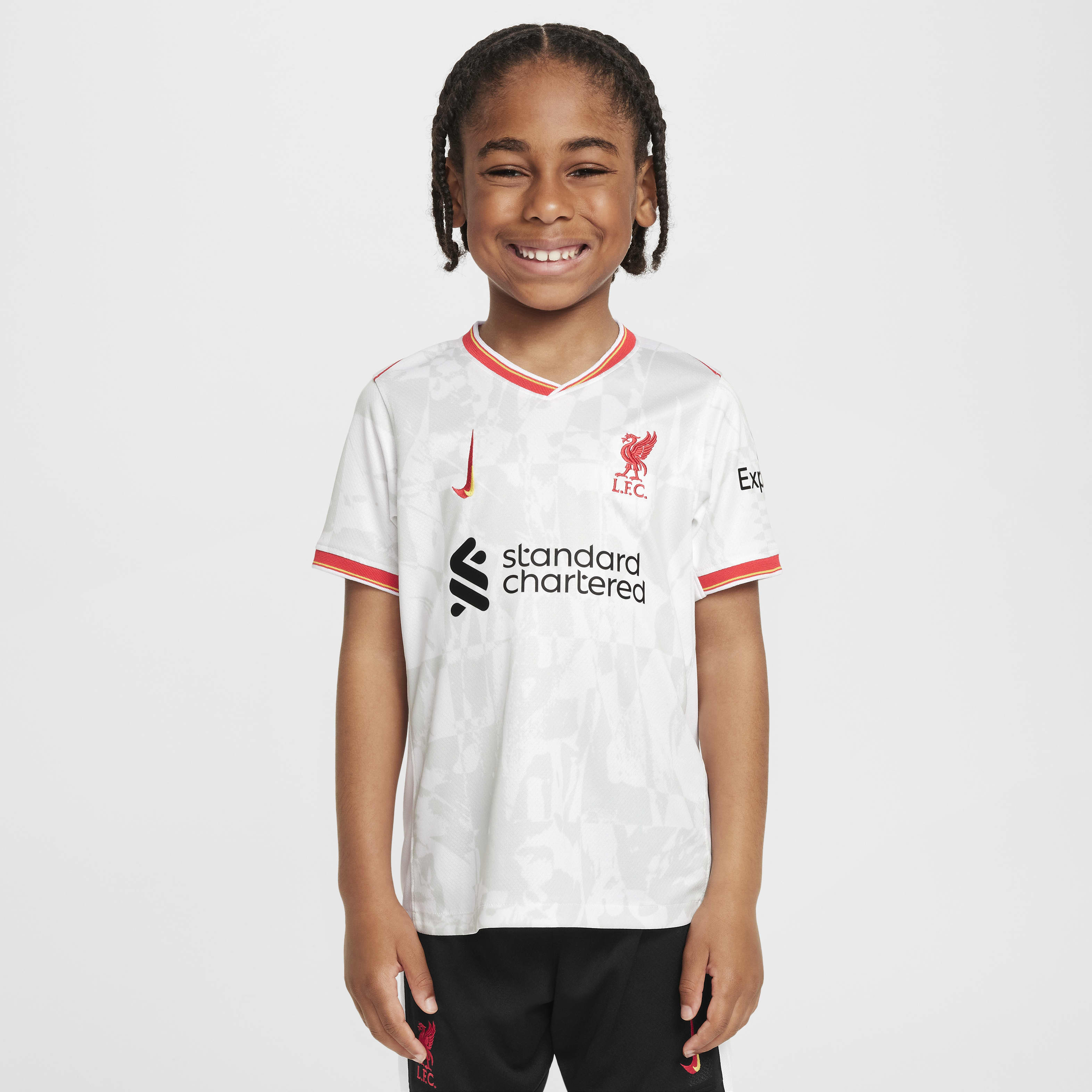 Nike Liverpool F.C. 2024 25 Stadium Third Younger Kids Nike Football Replica Three Piece Kit King s Cross